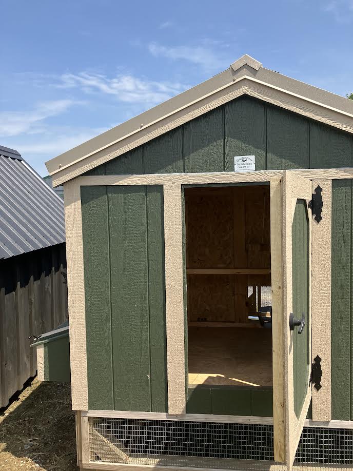 6x10 Chicken Coop w/run - 23HMB610-181 Horn