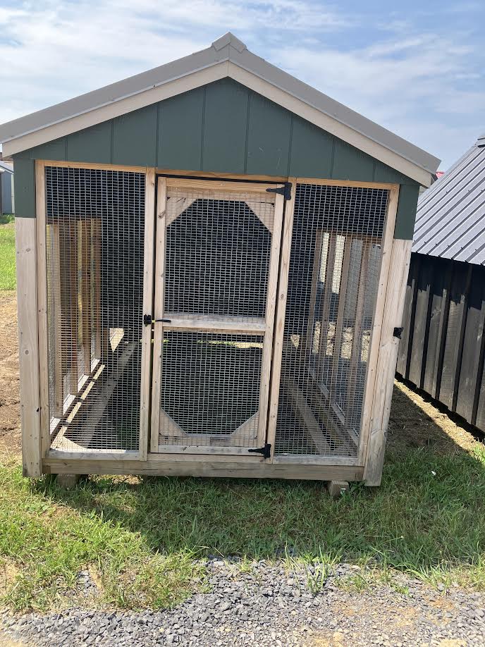 6x10 Chicken Coop w/run - 23HMB610-181 Horn