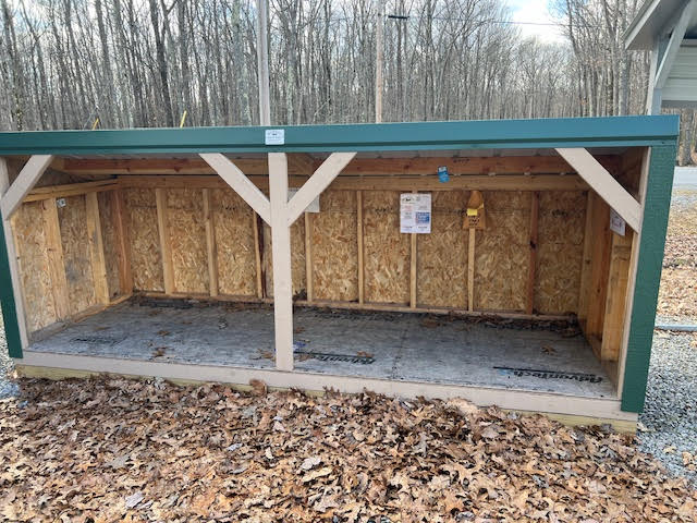 4x5x12  Wood Shed - 23CCP088 BB