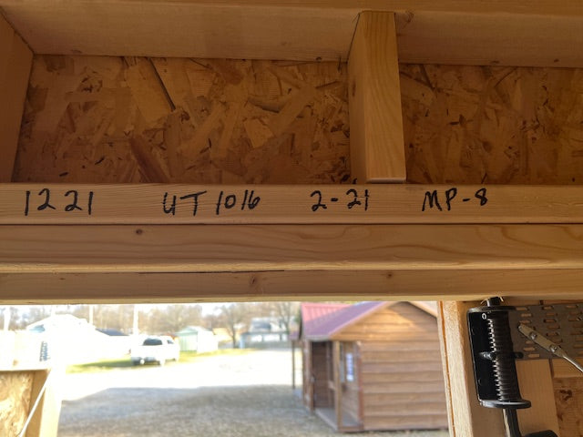 10x16 Shed 21-1221  KW