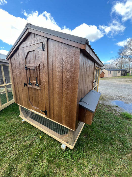 6x10 Coop w/run - 24PB107 KW